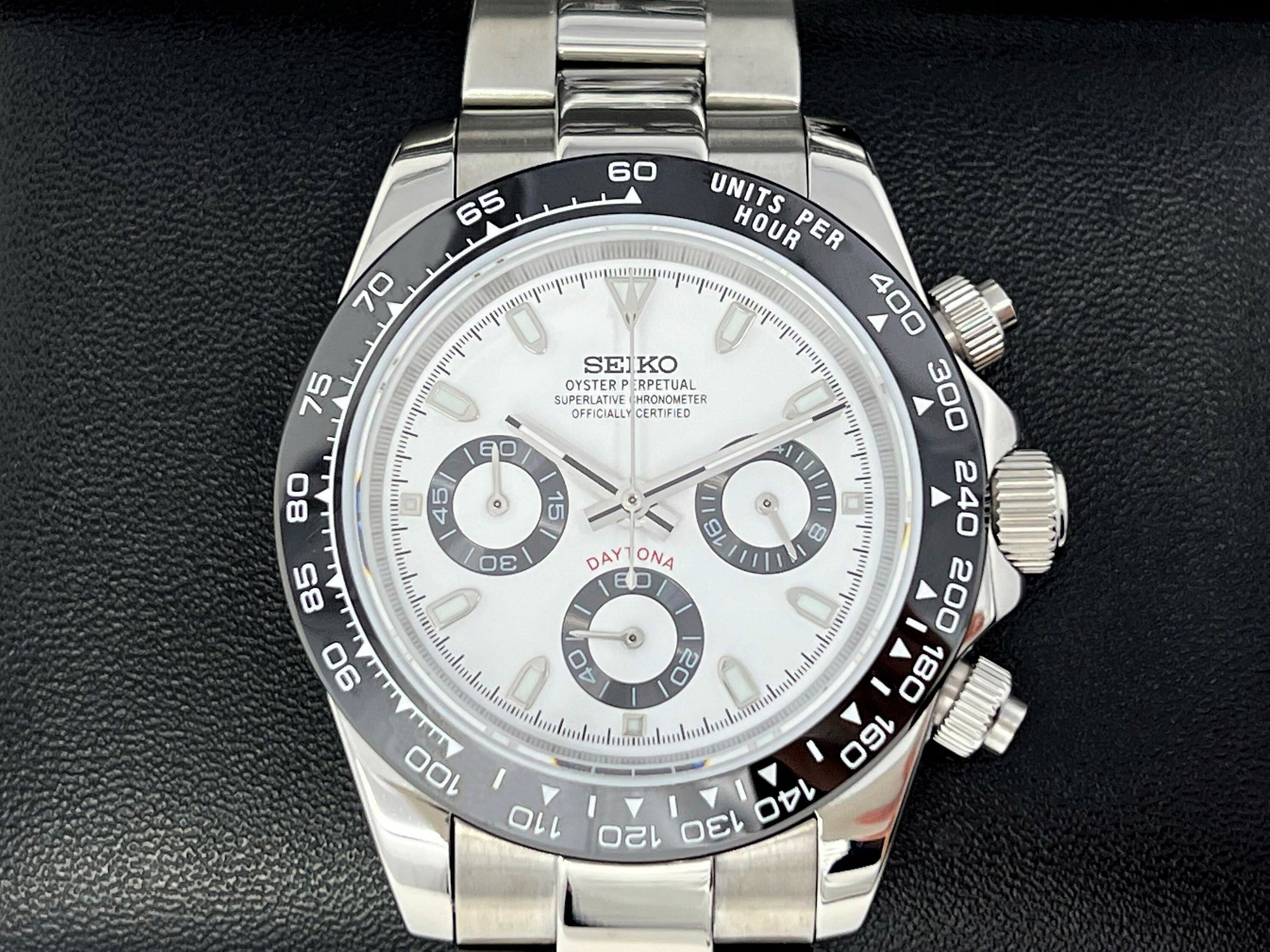 Seiko Panda Daytona 2023 - Luxury Chronograph | Chrono | Mecaquartz | Mens | Sport Watch | VK63 Quartz | Automatic | Daytona | Cosmograph