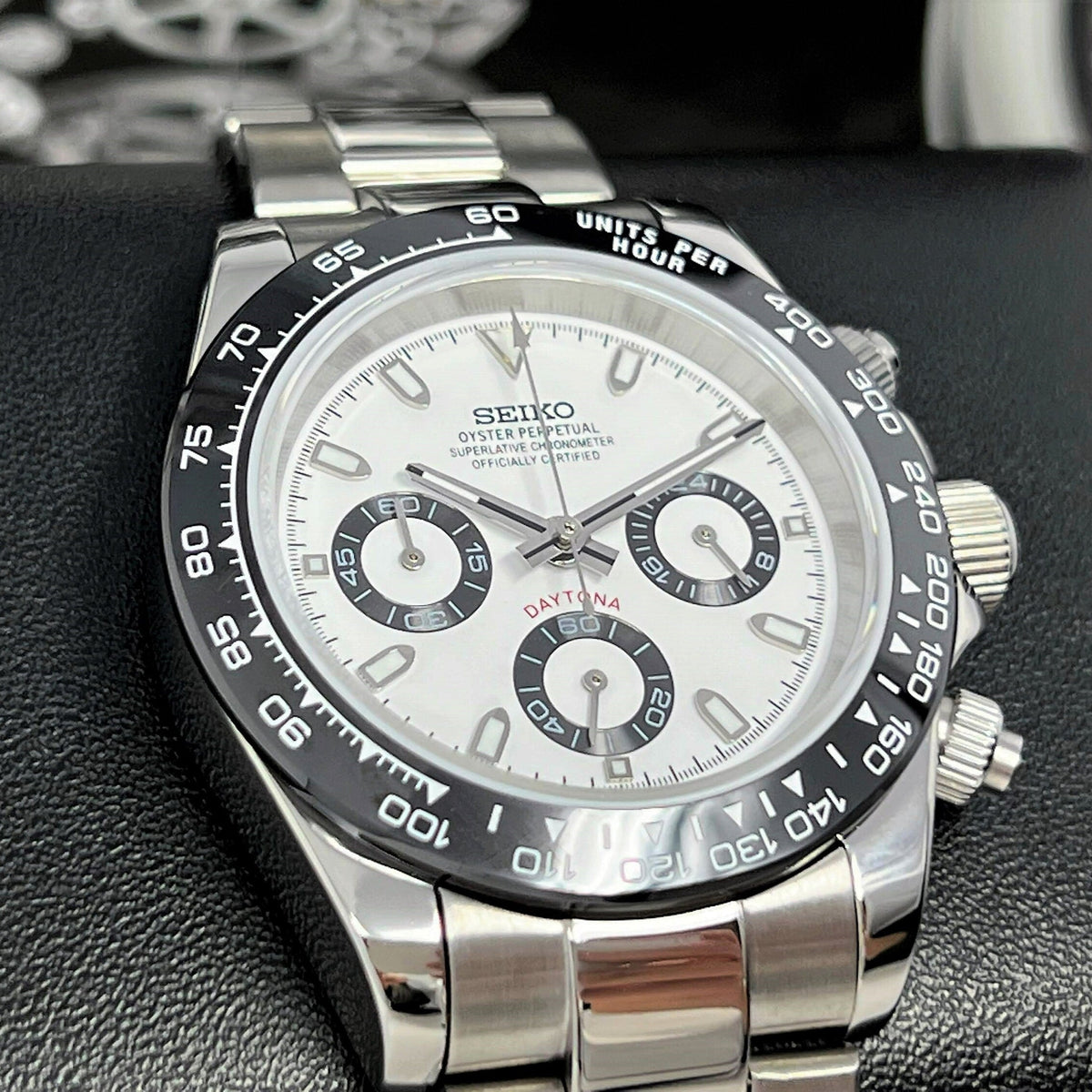 Panda Daytona | Luxury White Chronograph Watch | Cosmograph