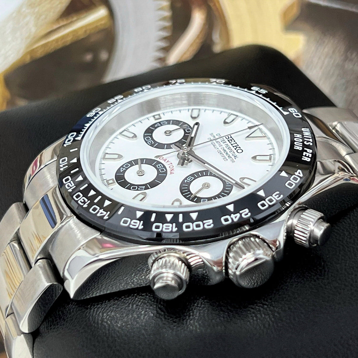 Panda Daytona | Luxury White Chronograph Watch | Cosmograph