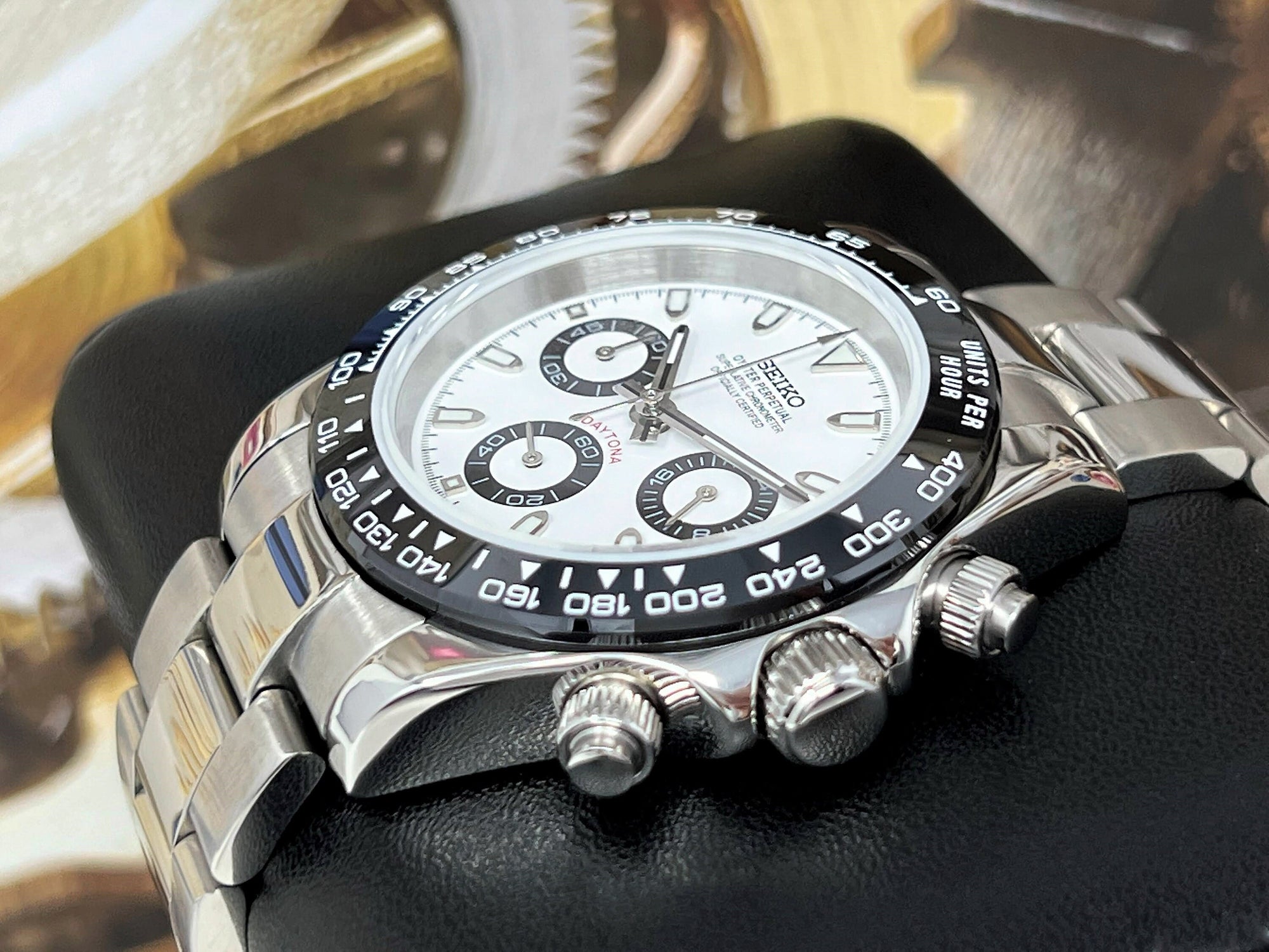 Seiko Panda Daytona 2023 - Luxury Chronograph | Chrono | Mecaquartz | Mens | Sport Watch | VK63 Quartz | Automatic | Daytona | Cosmograph