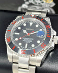 Seiko Coke Zero Submariner | Seiko Mod | Watch Mod | Custom Build Watch | Stainless Steel | Sub | Steel Sport | Black and Red | Marinemaster