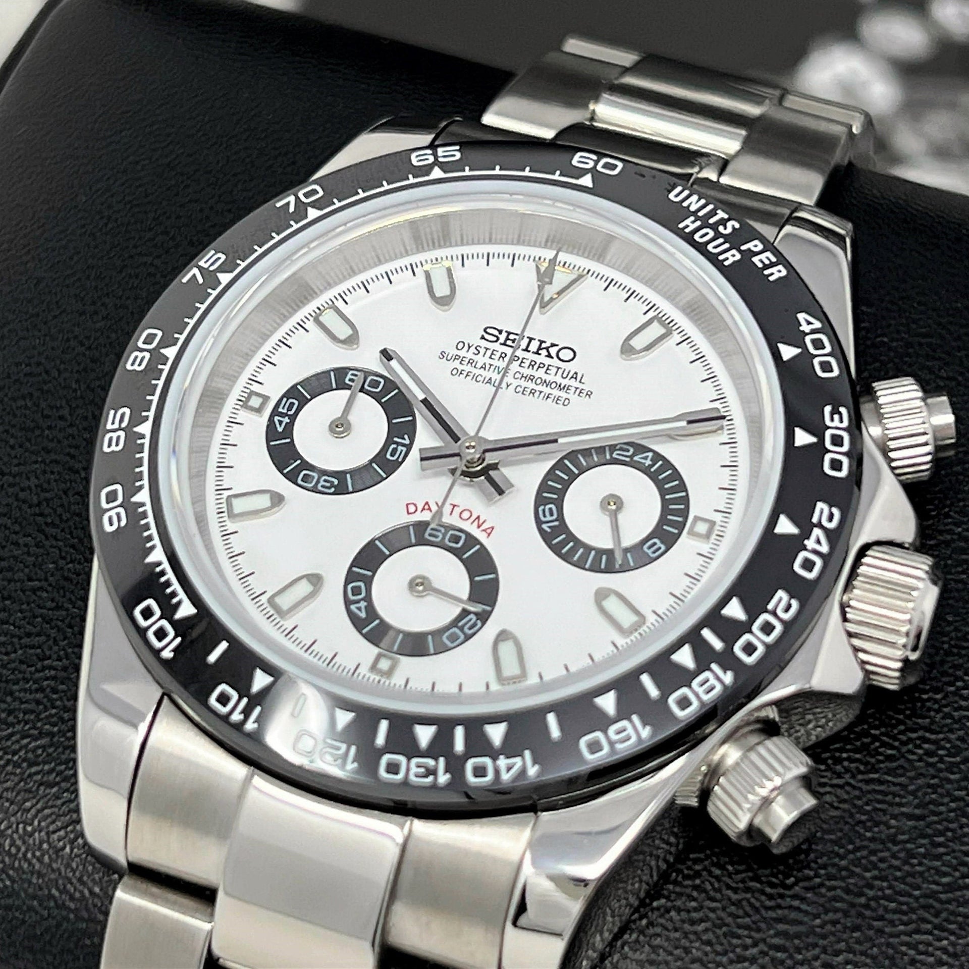 Panda Daytona 2023 Luxury White Chronograph Watch