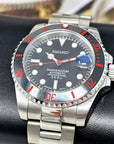 Seiko Coke Zero Submariner | Seiko Mod | Watch Mod | Custom Build Watch | Stainless Steel | Sub | Steel Sport | Black and Red | Marinemaster