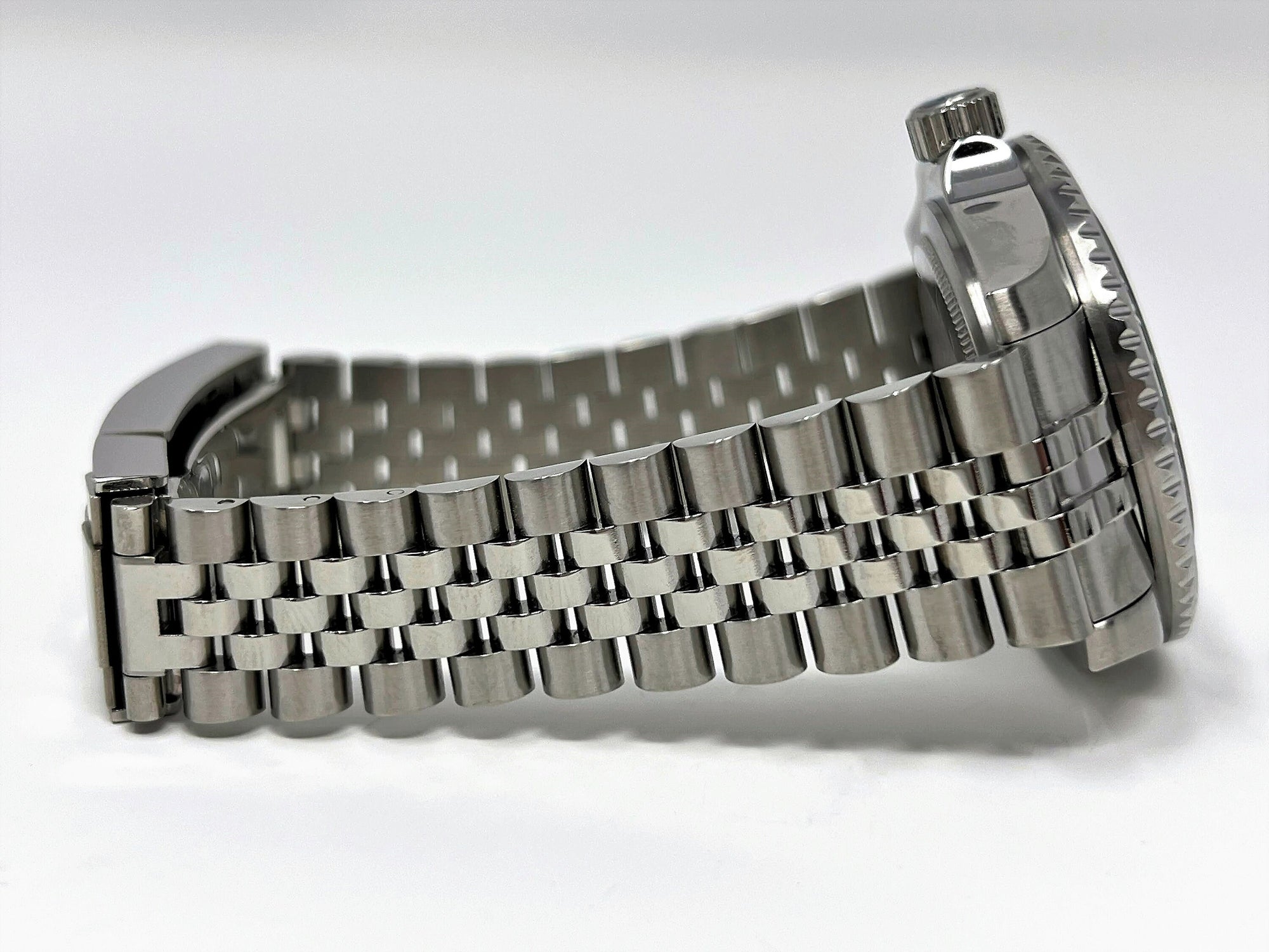 Seiko Sprite GMT 4 Hand - Left Hand - NH34 Automatic | Lefty | Master II | Riddler | Perpetual | Destro | South Paw | Jubilee Bracelet