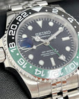 Seiko Sprite GMT 4 Hand - Left Hand - NH34 Automatic | Lefty | Master II | Riddler | Perpetual | Destro | South Paw | Jubilee Bracelet