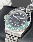 Seiko Sprite GMT 4 Hand - Left Hand - NH34 Automatic | Lefty | Master II | Riddler | Perpetual | Destro | South Paw | Jubilee Bracelet