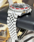 Seiko Coke New 4 Hand GMT 2023 - Black and Red - NH34 movement - 41mm - Dual Two Timezone - Automatic Custom Watch - NH35 NH36 - Watch Mod