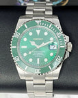 Seiko Hulk Submariner - Green Sunburst Green Bezel | Stainless Steel | Sapphire Crystal | NH35 Movement | Custom Build Seiko Mod | Watch Mod