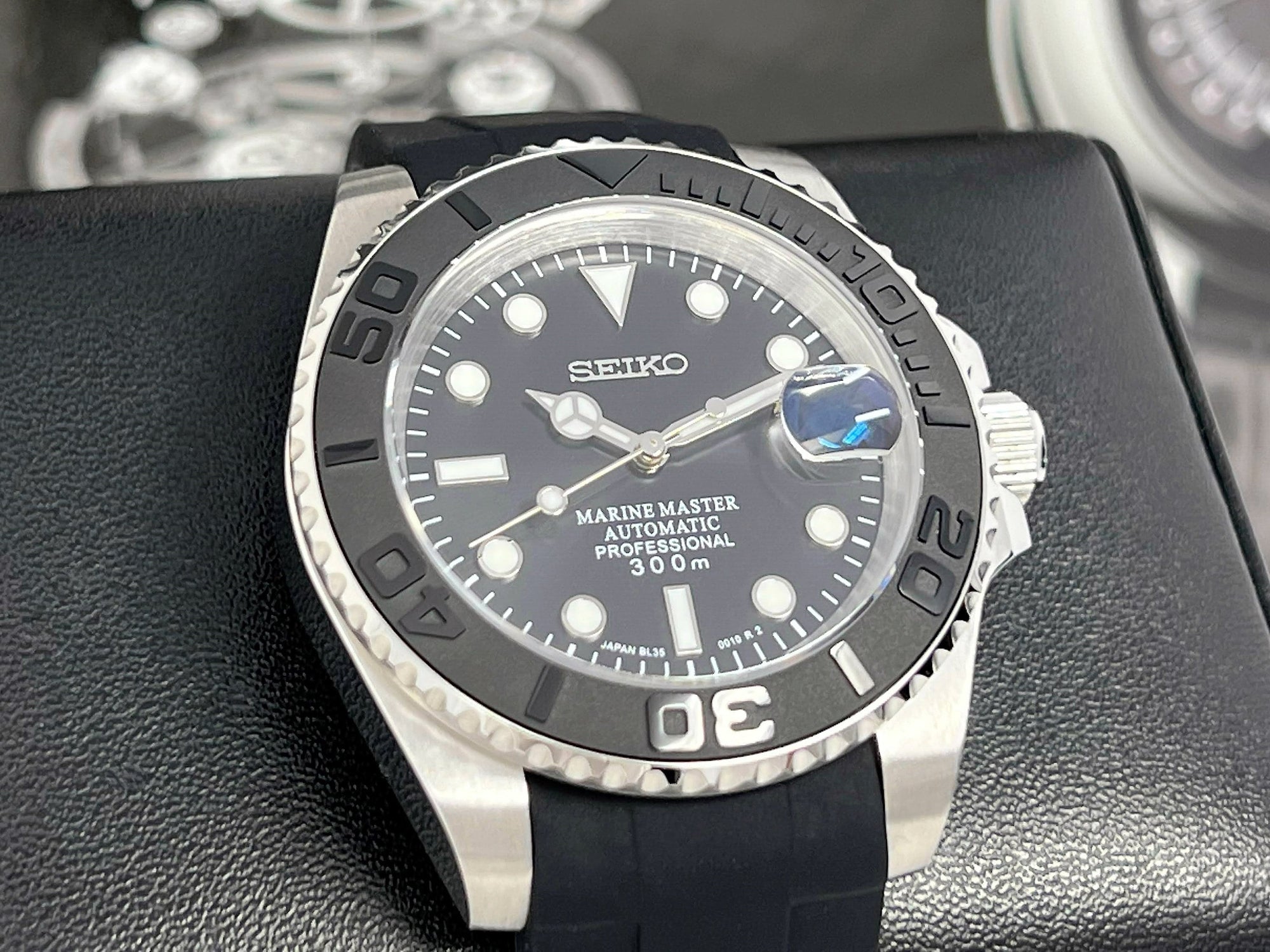 Seiko Yachtmaster 2023 | Stainless Steel | Men's Watch | Dive Watch | Rubber Strap | Seiko Mod | Custom Mod | Watch Mod | Diver| Cyclops