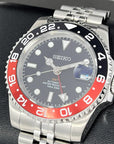 Seiko Coke New 4 Hand GMT 2023 - Black and Red - NH34 movement - 41mm - Dual Two Timezone - Automatic Custom Watch - NH35 NH36 - Watch Mod