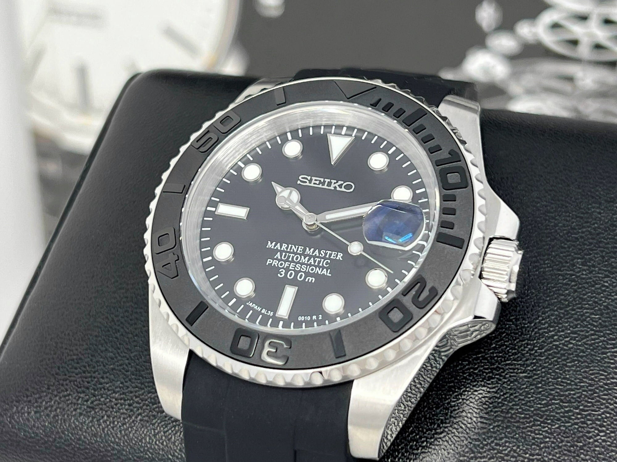 Seiko Yachtmaster 2023 | Stainless Steel | Men's Watch | Dive Watch | Rubber Strap | Seiko Mod | Custom Mod | Watch Mod | Diver| Cyclops