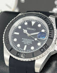 Seiko Yachtmaster 2023 | Stainless Steel | Men's Watch | Dive Watch | Rubber Strap | Seiko Mod | Custom Mod | Watch Mod | Diver| Cyclops