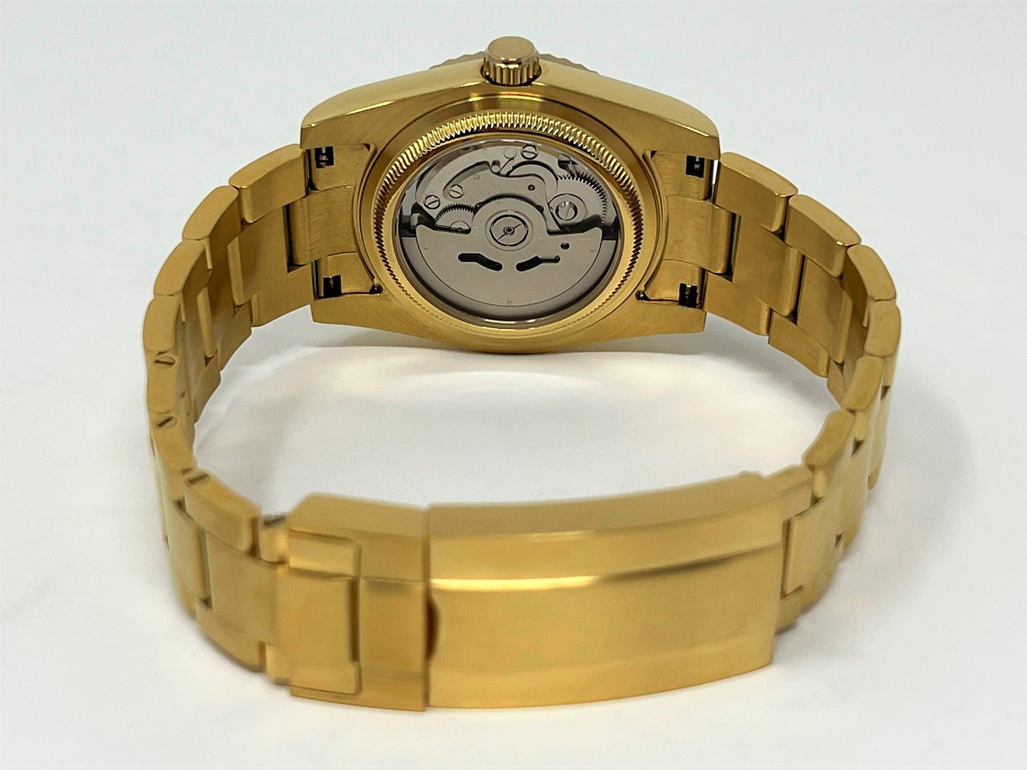 Seiko Palm Gold on Gold Datejust | 36mm | Fluted Bezel | Jubilee | Date | NH35 | Seiko Mod | Watch Mod | Custom Watch