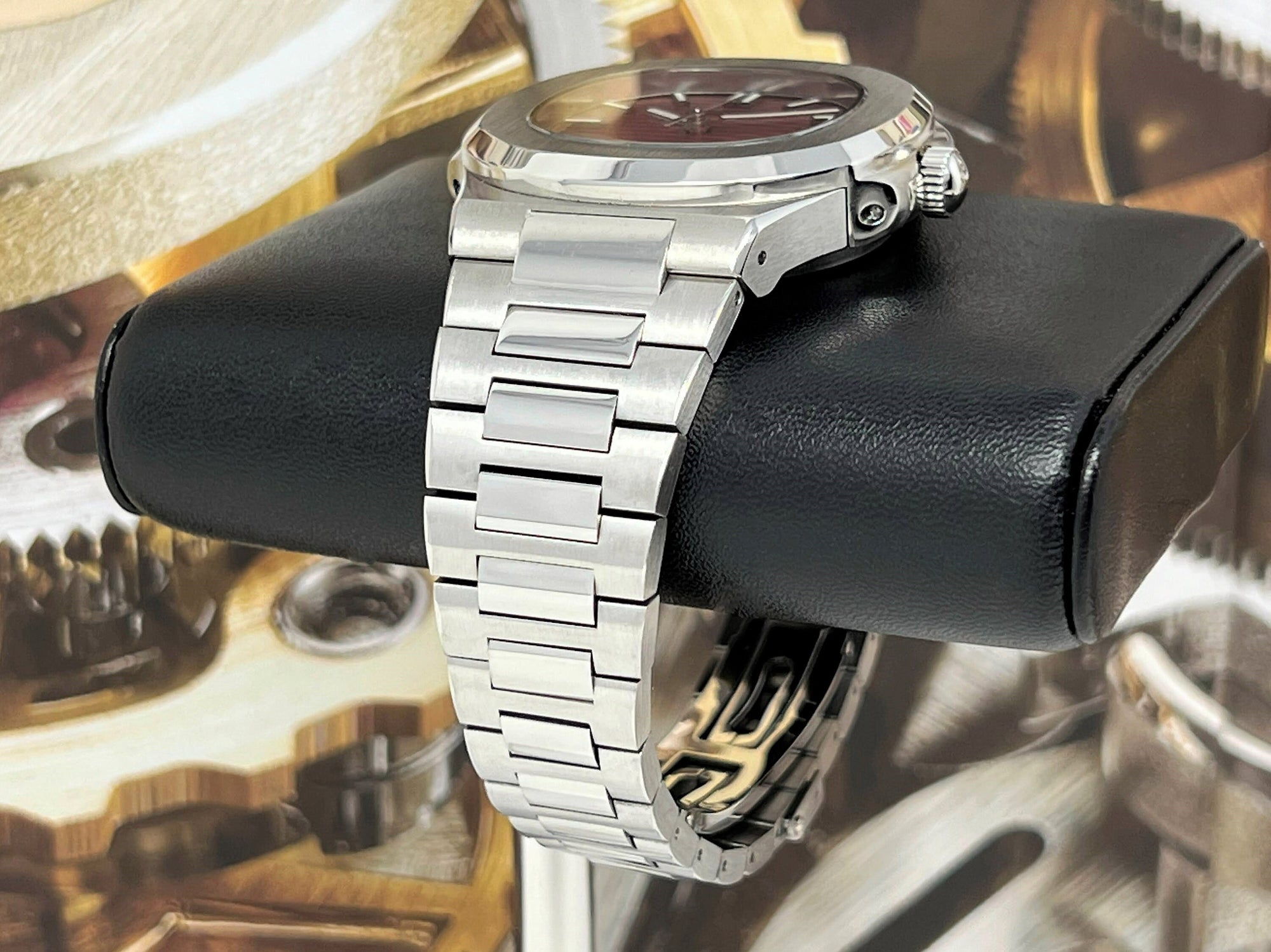 Seikonaut NEW 2023 Red Edition Stainless Steel | Modern Automatic Dress Sport Watch Sapphire Crystal | Seiko Mod | Watch Mod | Custom Watch