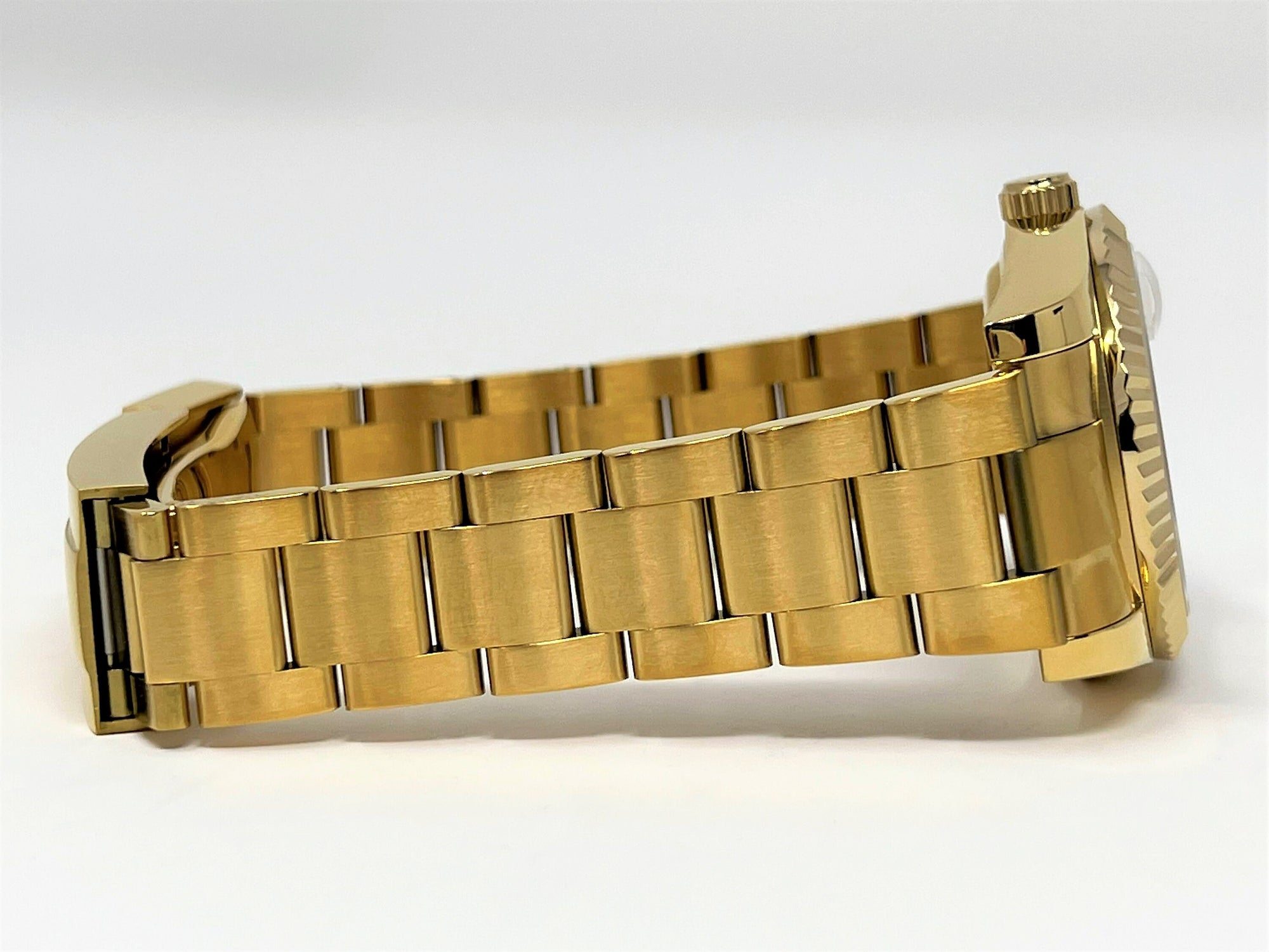 Seiko Palm Gold on Gold Datejust | 36mm | Fluted Bezel | Jubilee | Date | NH35 | Seiko Mod | Watch Mod | Custom Watch