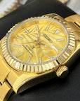 Seiko Palm Gold on Gold Datejust | 36mm | Fluted Bezel | Jubilee | Date | NH35 | Seiko Mod | Watch Mod | Custom Watch