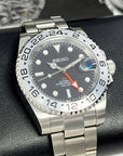 Seiko Explorer II - NEW 4 Hand GMT 2022 - NH34 - Black Dial - 41mm - Stainless Steel - Automatic Watch - Custom Build - Ready to Ship!