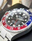 Seiko Pepsi Full GMT - Left Hand | Blue and Red | NH34 movement | 41mm | Timezone | Automatic Custom Watch | Watch Mod | Destro | South Paw