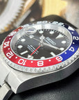 Seiko Pepsi Full GMT - Left Hand | Blue and Red | NH34 movement | 41mm | Timezone | Automatic Custom Watch | Watch Mod | Destro | South Paw
