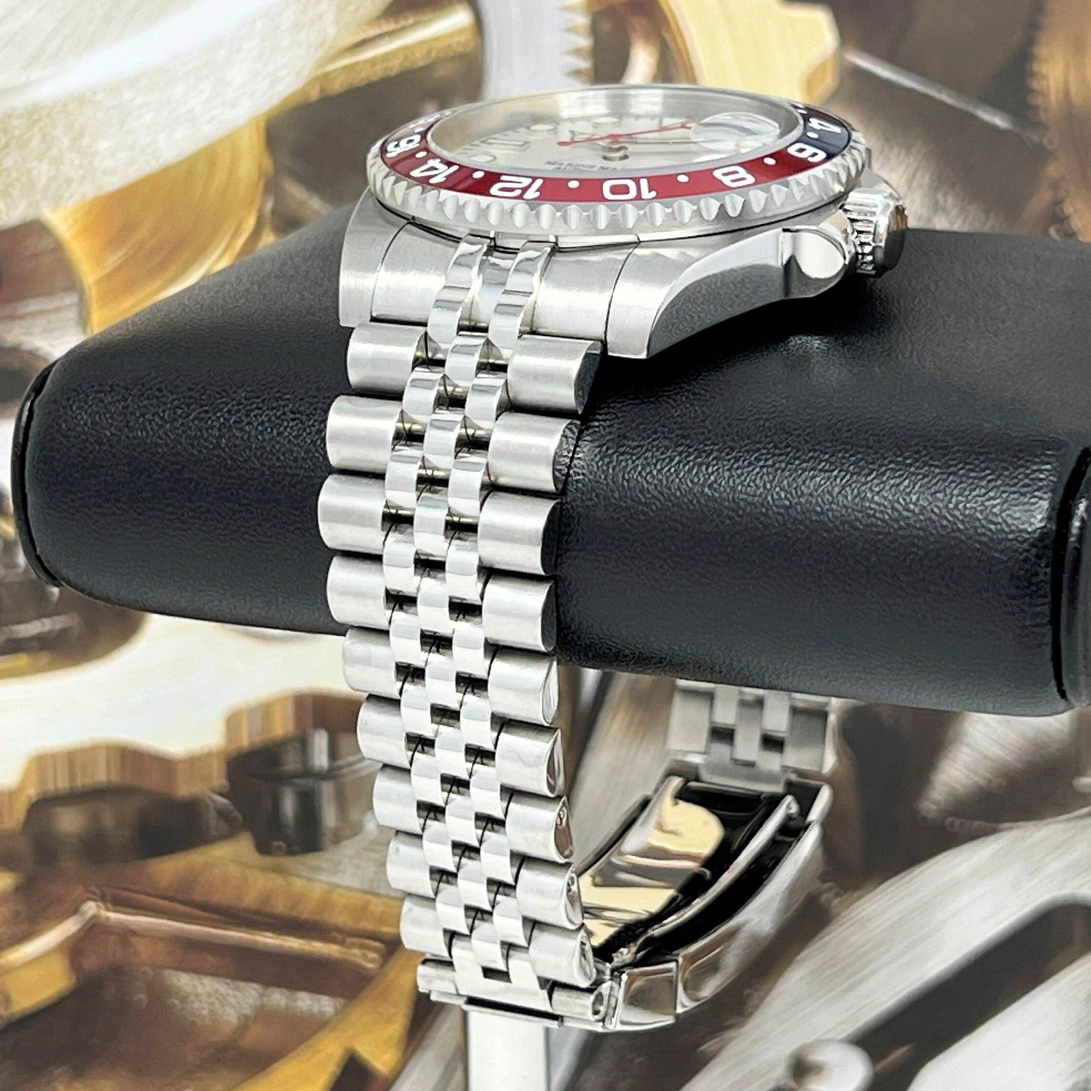 Custom White Pepsi GMT | Watch Mod | Mod | Stainless Steel