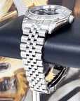 Seiko Luxury Black Datejust 39mm | Fluted Bezel | Jubilee | Date | NH35 | Seiko Mod | Watch Mod | Custom Watch | Prospex | DJ39 | Automatic