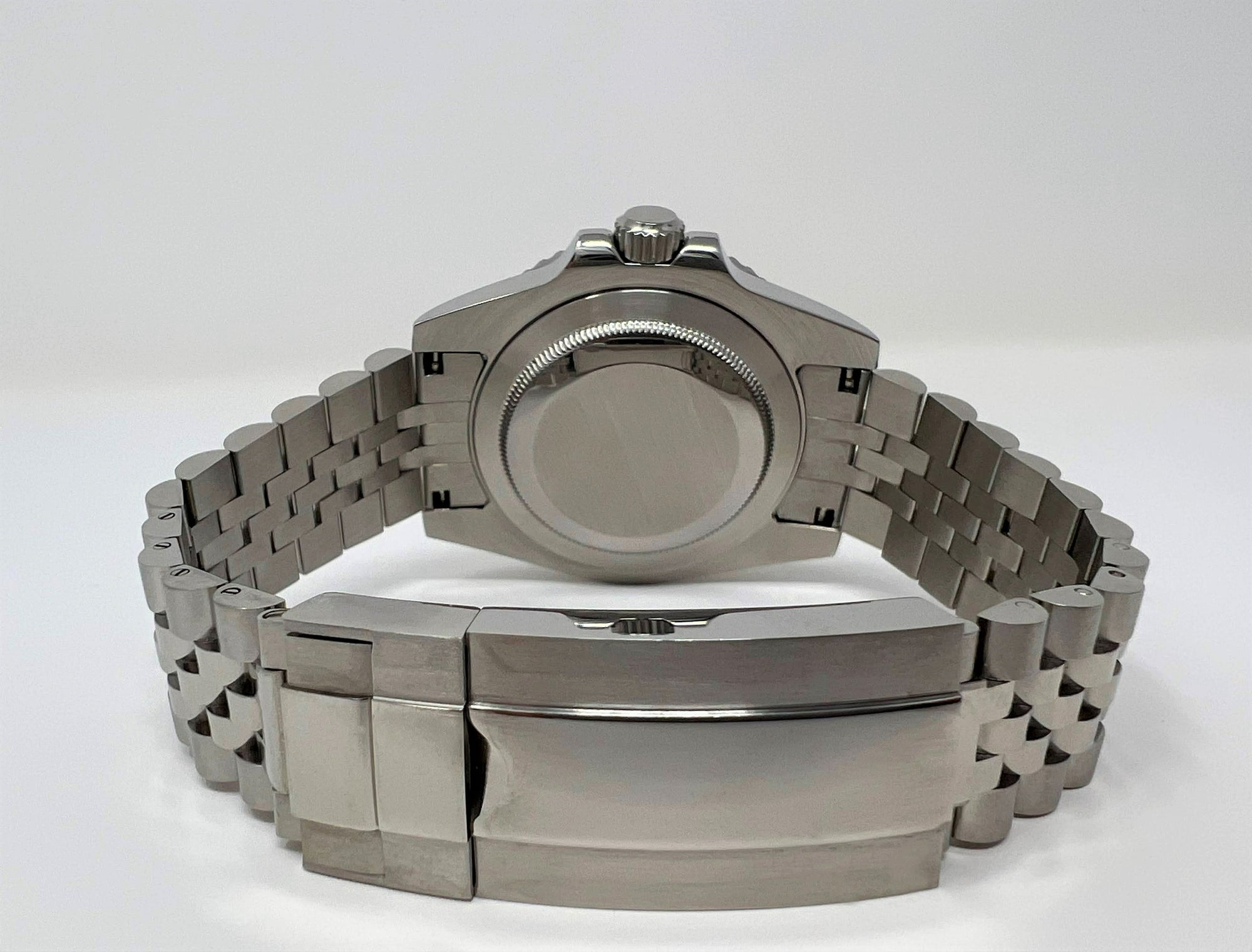 Seiko Polar White Coke GMT | Stainless Steel Sport Watch | Sapphire Crystal on Jubilee Bracelet | Seiko Mod | Watch Mod | Custom Watch