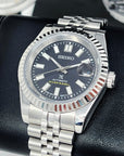 Seiko Luxury Black Datejust 39mm | Fluted Bezel | Jubilee | Date | NH35 | Seiko Mod | Watch Mod | Custom Watch | Prospex | DJ39 | Automatic