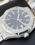 Seikoak Luxury Black Watch | Black Dial | Seiko Mod | Watch Mod | Custom Watch | NH35 Automatic Movement | 42mm | Steel Sport | Wristwatch