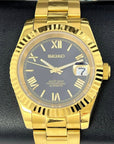 Seiko Gold and Black 39mm Datejust | Roman Numeral | Fluted Bezel | Oyster | NH35 | Seiko Mod | Watch Mod | Custom Watch | DJ36 | Buckley