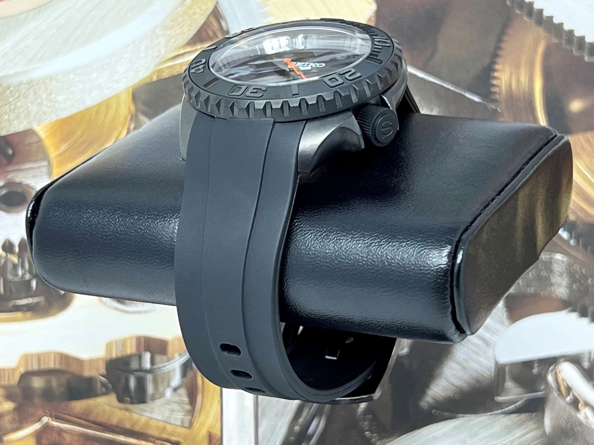 Custom Stealth Blackout Yachtmaster | SKX007 | Men's Watch | Dive Watch | Rubber Black | Seiko Mod | 100M | Custom Mod | Watch Mod | Diver