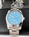 Seiko Explorer 36mm - Rare Tiffany Sky Blue - Stainless Steel - Automatic Watch - Custom Build - Ready to Ship!
