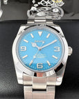 Seiko Explorer 36mm - Rare Tiffany Sky Blue - Stainless Steel - Automatic Watch - Custom Build - Ready to Ship!