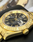 Seiko Gold and Black 39mm Datejust | Roman Numeral | Fluted Bezel | Oyster | NH35 | Seiko Mod | Watch Mod | Custom Watch | DJ36 | Buckley