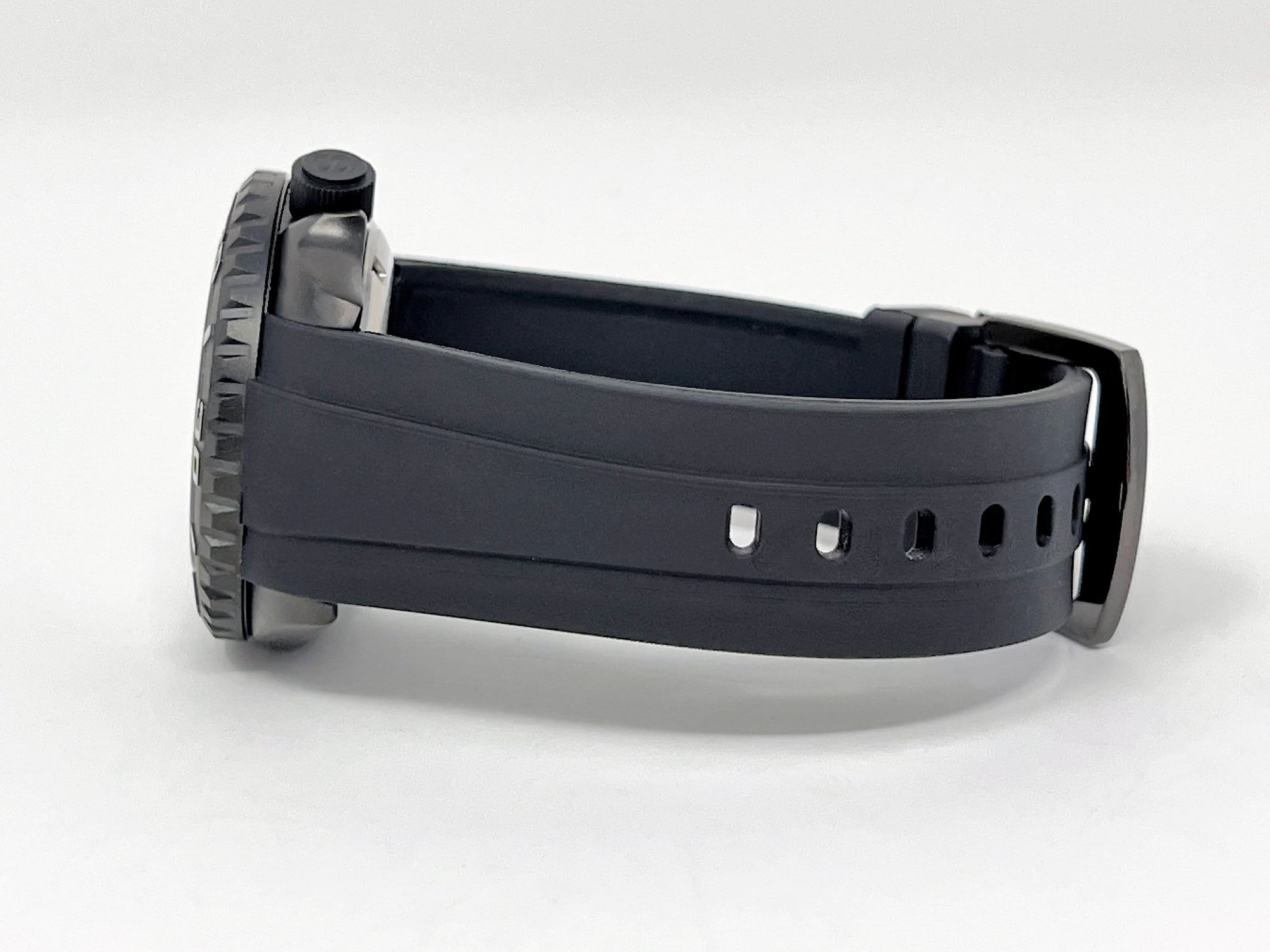 Custom Stealth Blackout Yachtmaster | SKX007 | Men's Watch | Dive Watch | Rubber Black | Seiko Mod | 100M | Custom Mod | Watch Mod | Diver