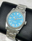 Seiko Explorer 36mm - Rare Tiffany Sky Blue - Stainless Steel - Automatic Watch - Custom Build - Ready to Ship!