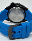 Custom Stealth Blackout Yachtmaster | SKX007 | Men's Watch | Dive Watch | Blue Rubber | Seiko Mod | 100M | Custom Mod | Watch Mod | Diver