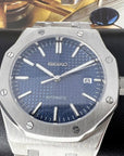 Seikoak 2023 - Modern Stainless Steel Sports Watch | Seiko Mod | Watch Mod | NH35 Automatic Movement | Luxury Dress Watch | Blue Dial