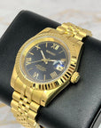 Seiko Gold and Black 39mm Datejust | Roman Numeral | Fluted Bezel | Oyster | NH35 | Seiko Mod | Watch Mod | Custom Watch | DJ36 | Buckley