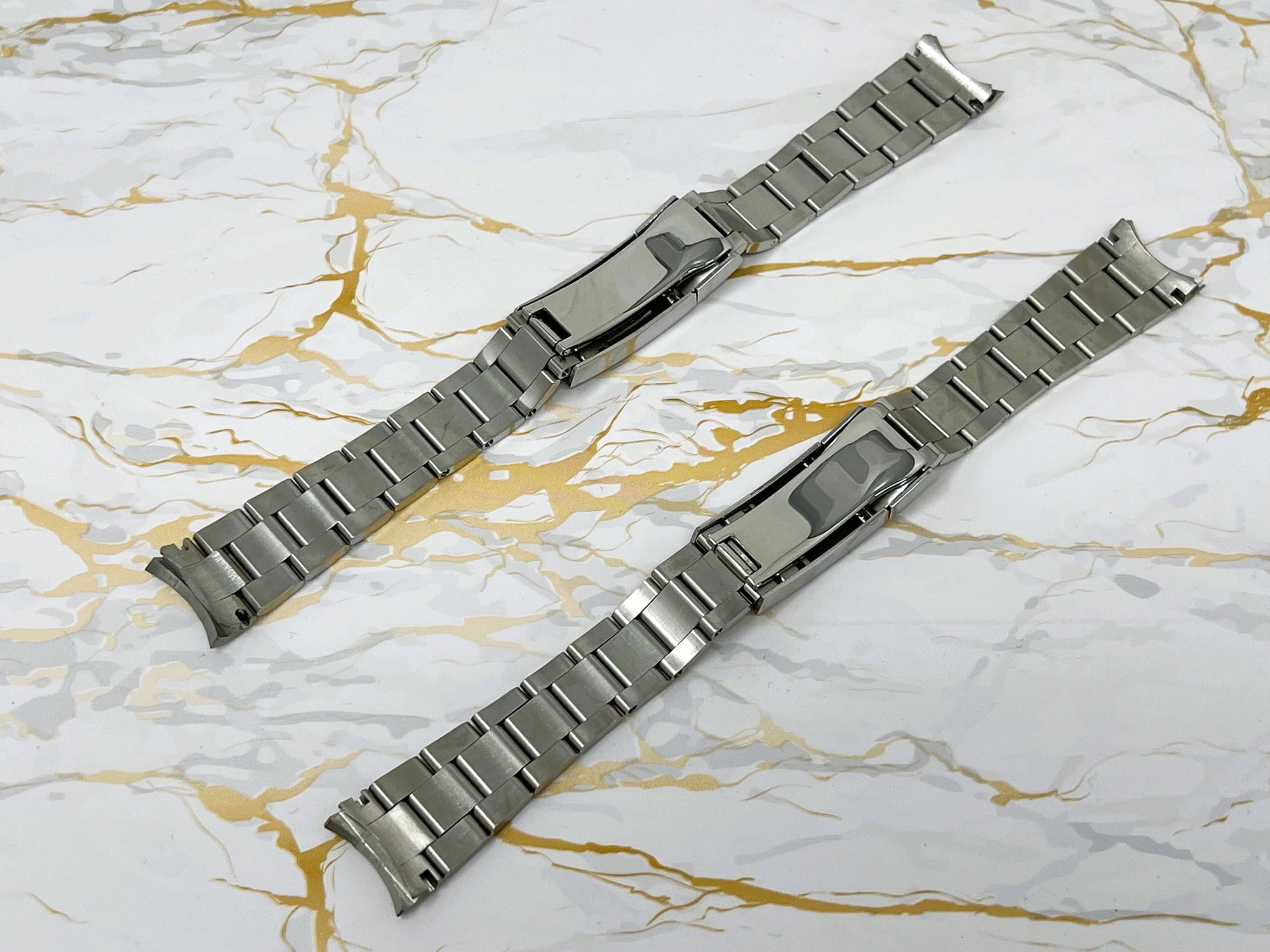 Luxury Oyster Watch Bracelet | Stainless Steel | 20mm Lug Width | Screw Adjustable Links | Easy Adjust Clasp | 904L | Watch Strap | Band