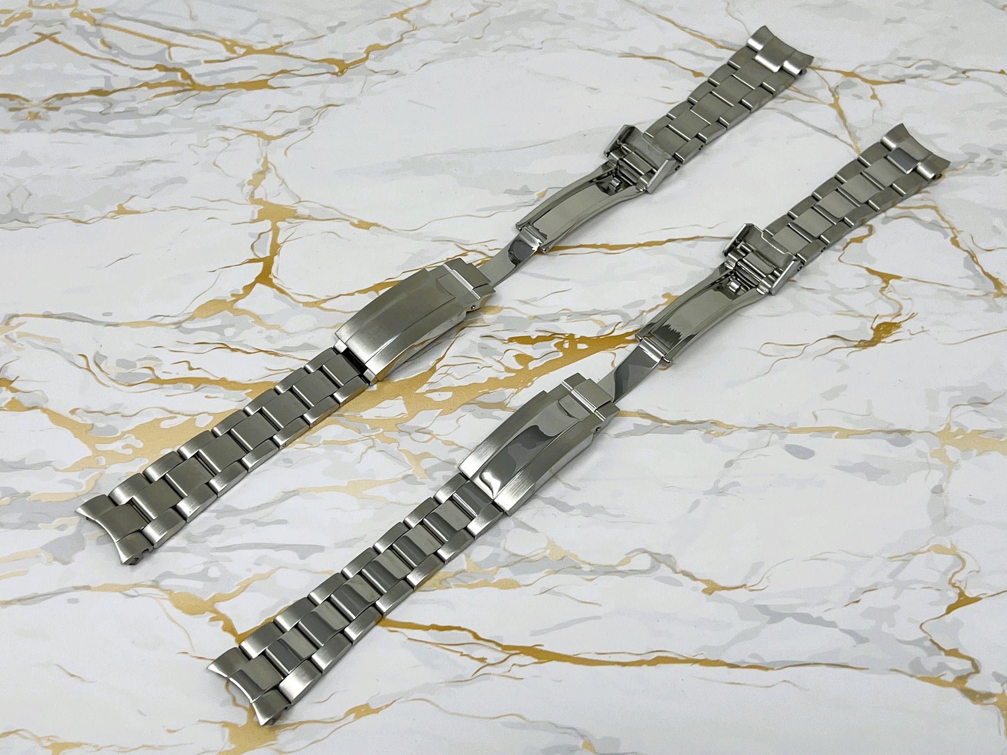 Luxury Oyster Watch Bracelet | Stainless Steel | 20mm Lug Width | Screw Adjustable Links | Easy Adjust Clasp | 904L | Watch Strap | Band