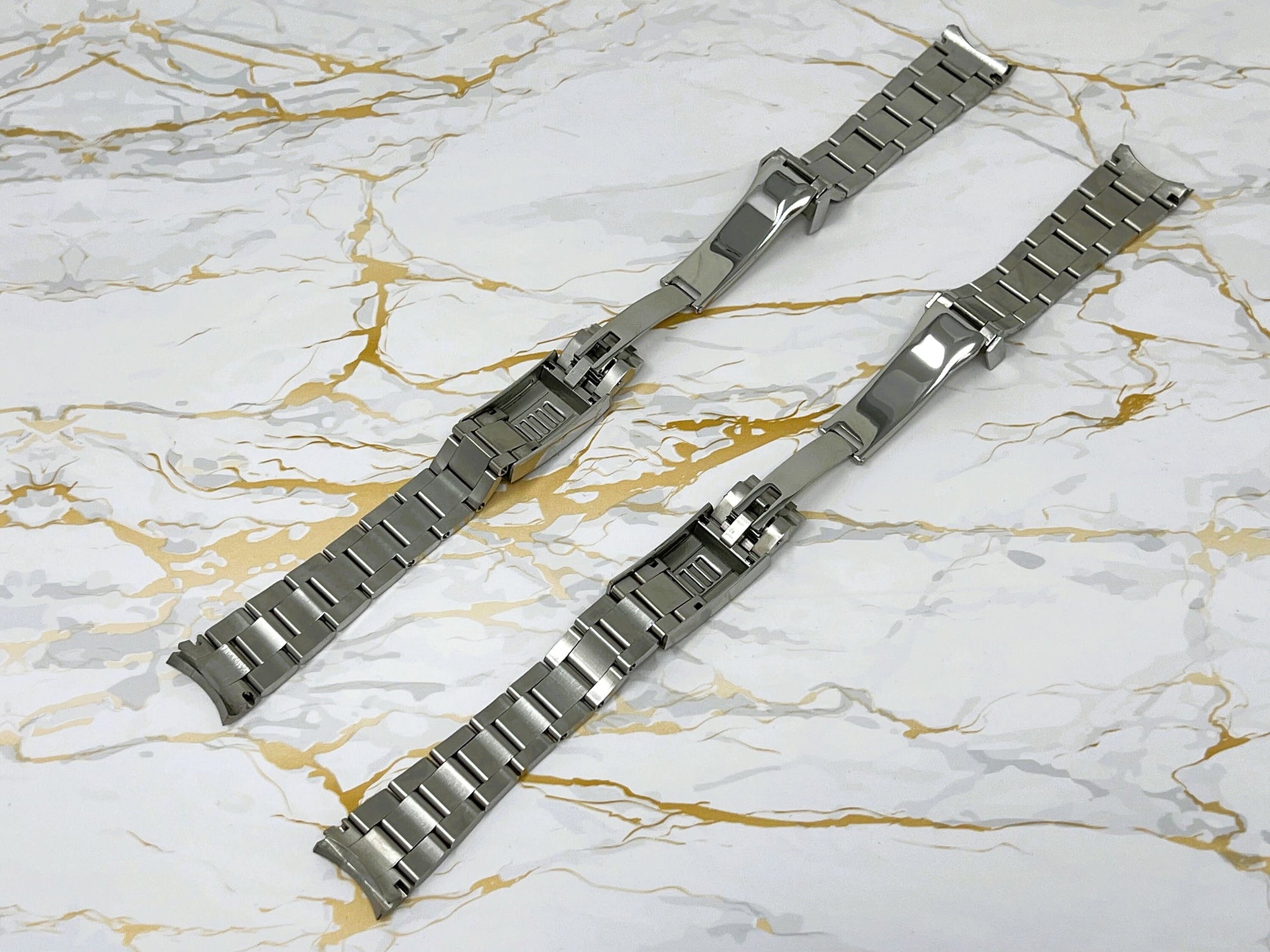 Luxury Oyster Watch Bracelet | Stainless Steel | 20mm Lug Width | Screw Adjustable Links | Easy Adjust Clasp | 904L | Watch Strap | Band