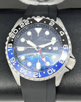 Global GMT Watch Mod | 4 Hand Dual Timezone | Seiko NH34 Automatic Movement | Custom Automatic Watch, Travel Watch, SKX Mod, Seiko Mod