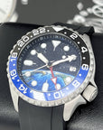 Global GMT Watch Mod | 4 Hand Dual Timezone | Seiko NH34 Automatic Movement | Custom Automatic Watch, Travel Watch, SKX Mod, Seiko Mod